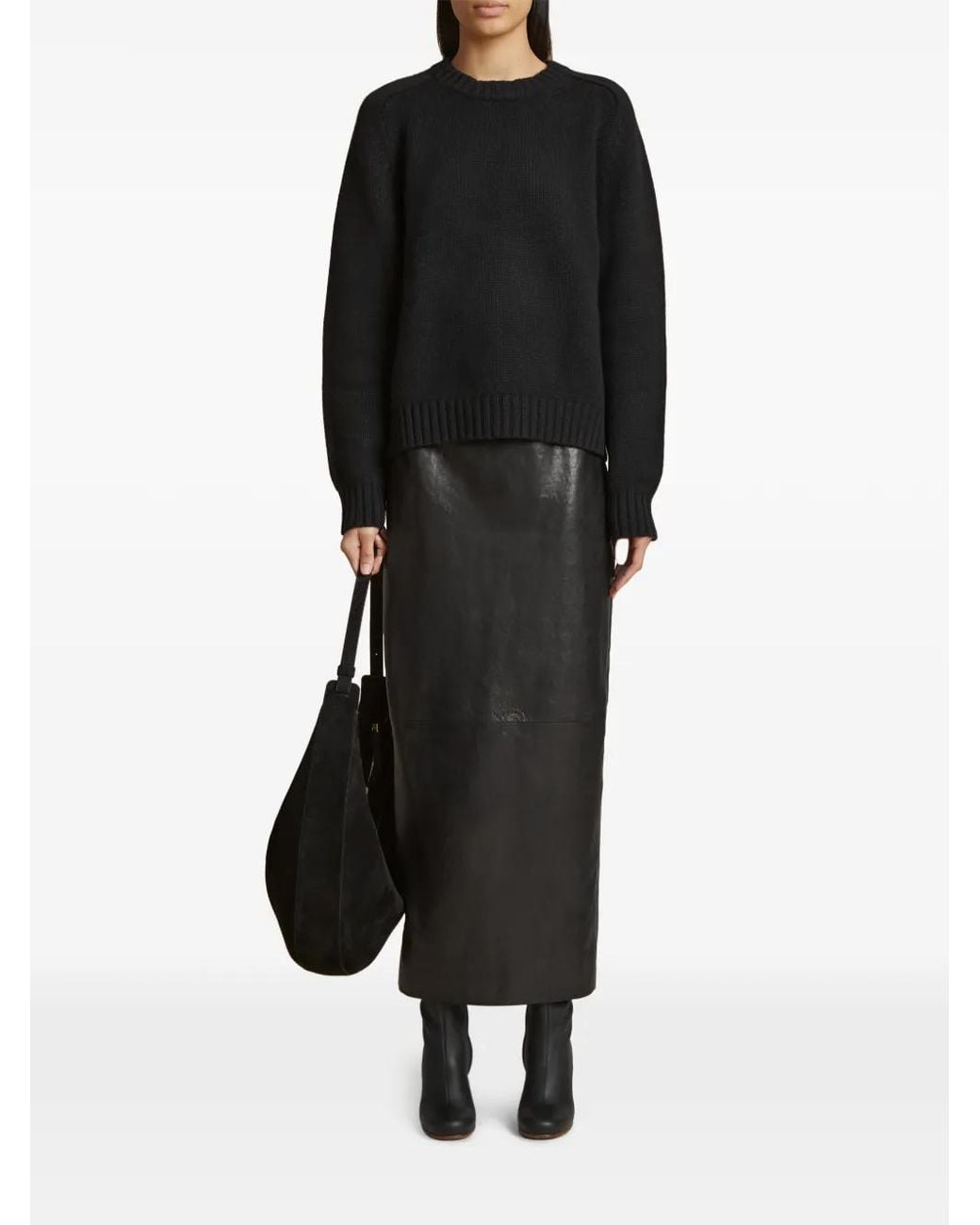 Khaite Black Mae Sweater