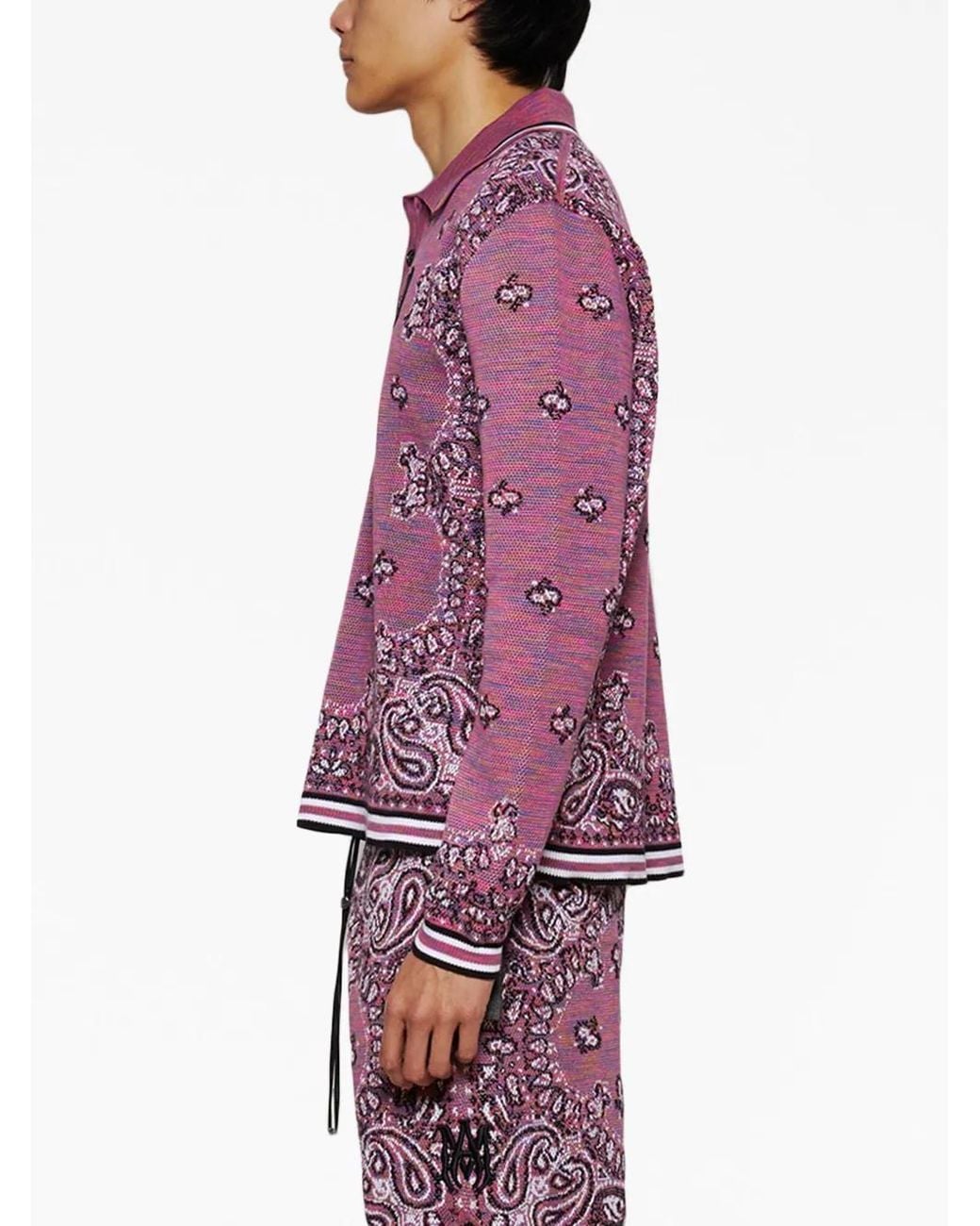 Polo Space Dye Amiri de hombre de color Purple