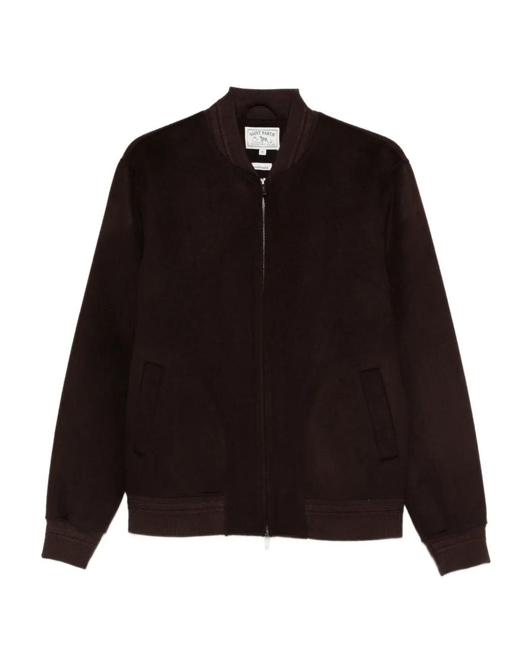 Mc2 Saint Barth Black Camden Bomber Jacket for men