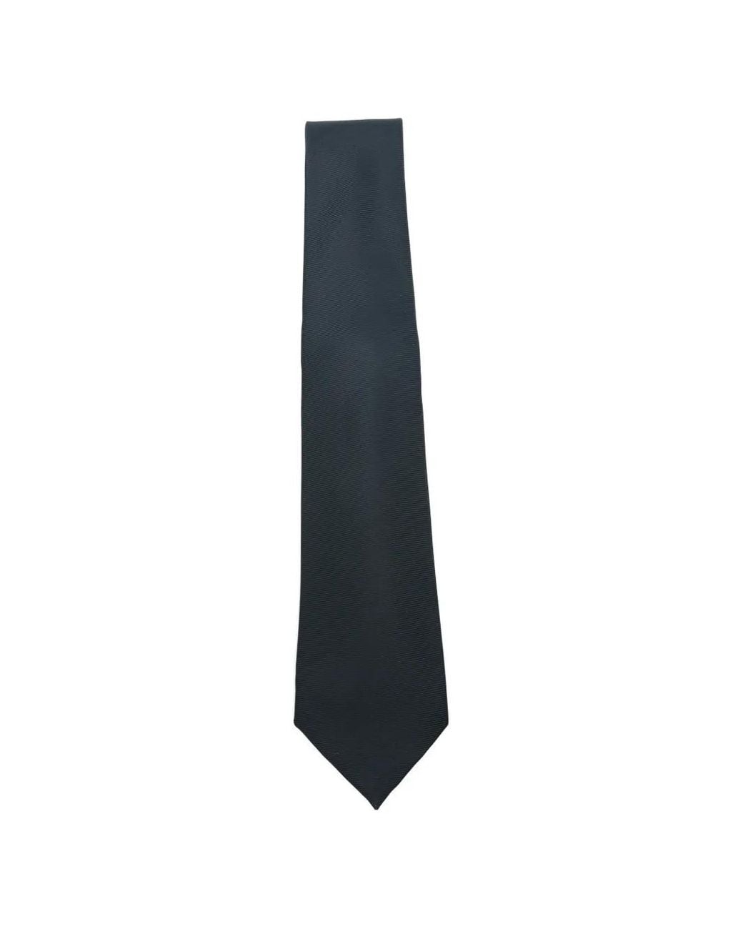 Kiton Blue Diagonal-Stripe Silk Tie for men