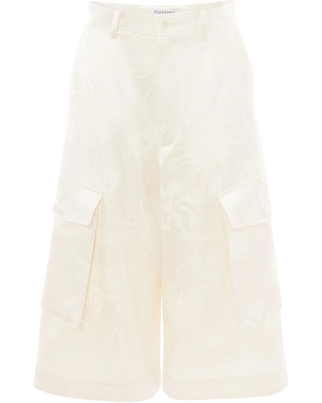 J.W. Anderson Natural Cropped Cargo Trousers