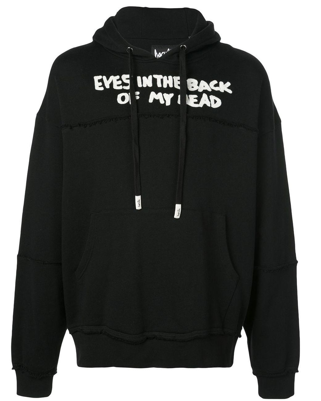 Haculla Cotton Eyes In The Back Of My Head Hoodie in Black for Men - Lyst