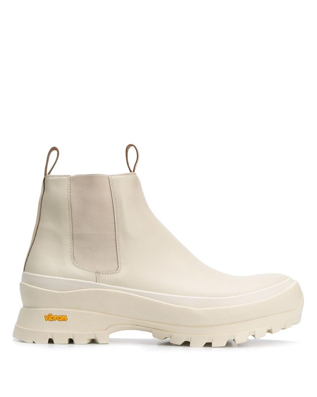 Jil Sander Vibram Sole Chunky Chelsea Boots in Natural for Men | Lyst Canada