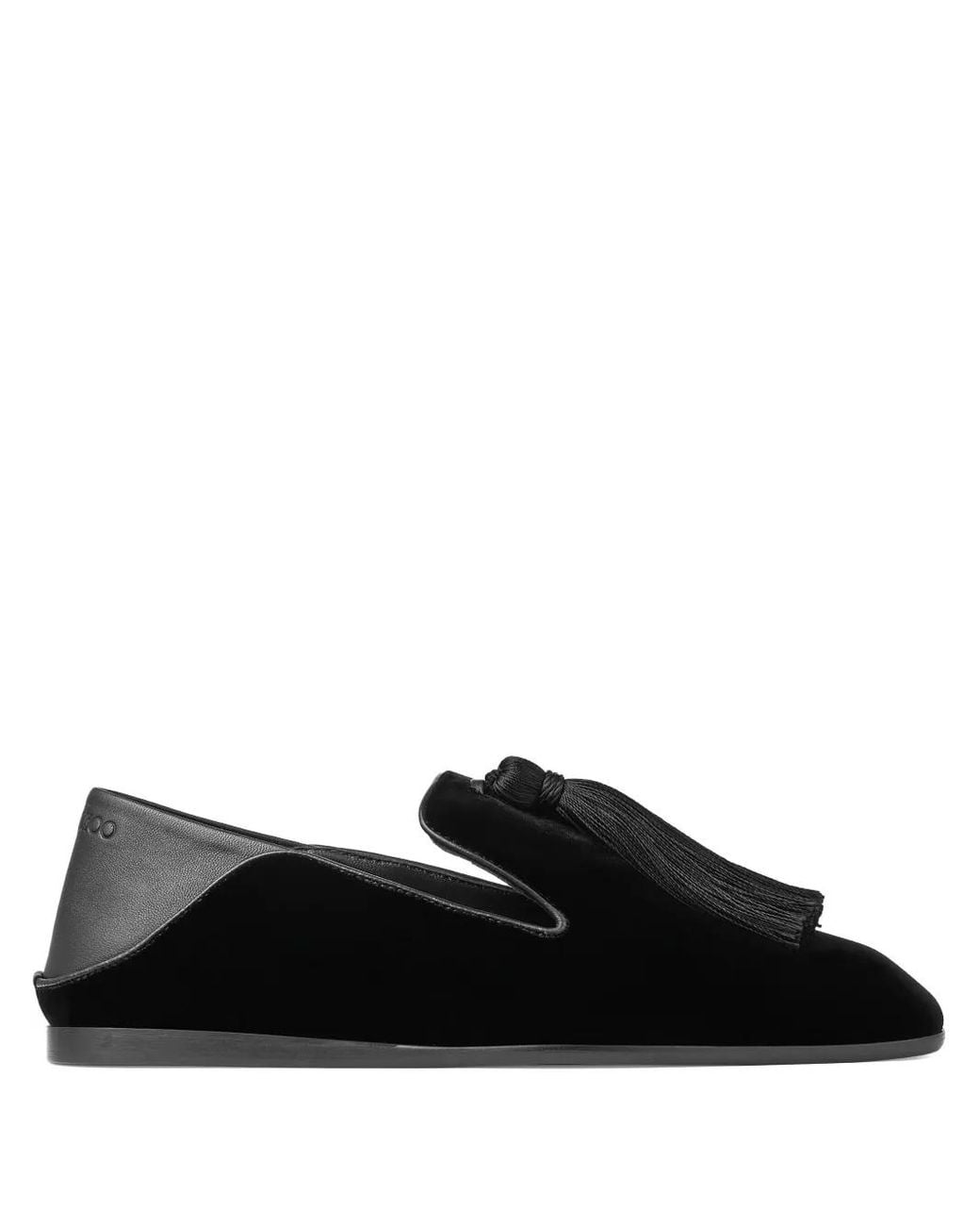 Jimmy Choo Black Eliot Slippers