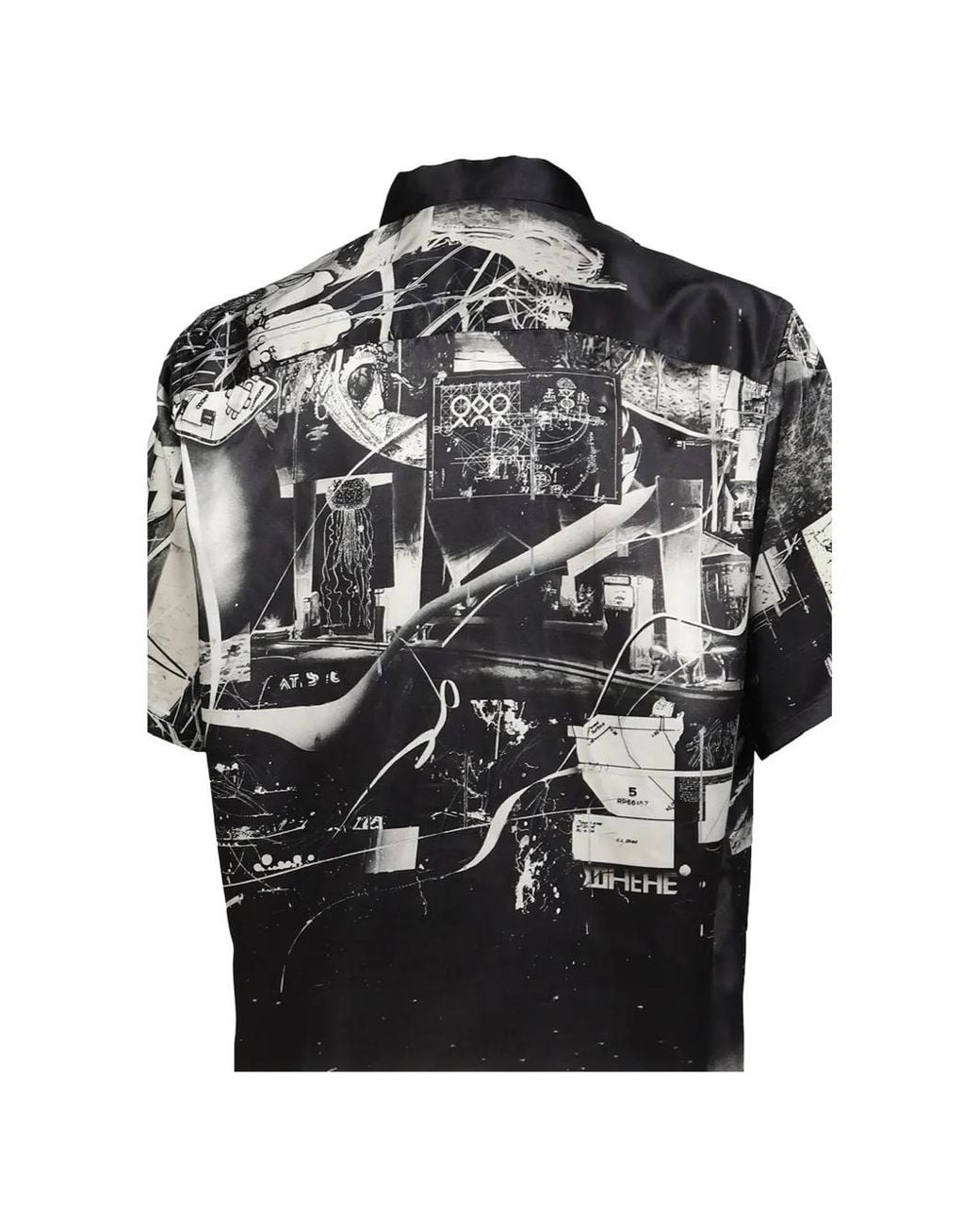 SHT Black The House Of Cosmic Horror Painting Shirt for men