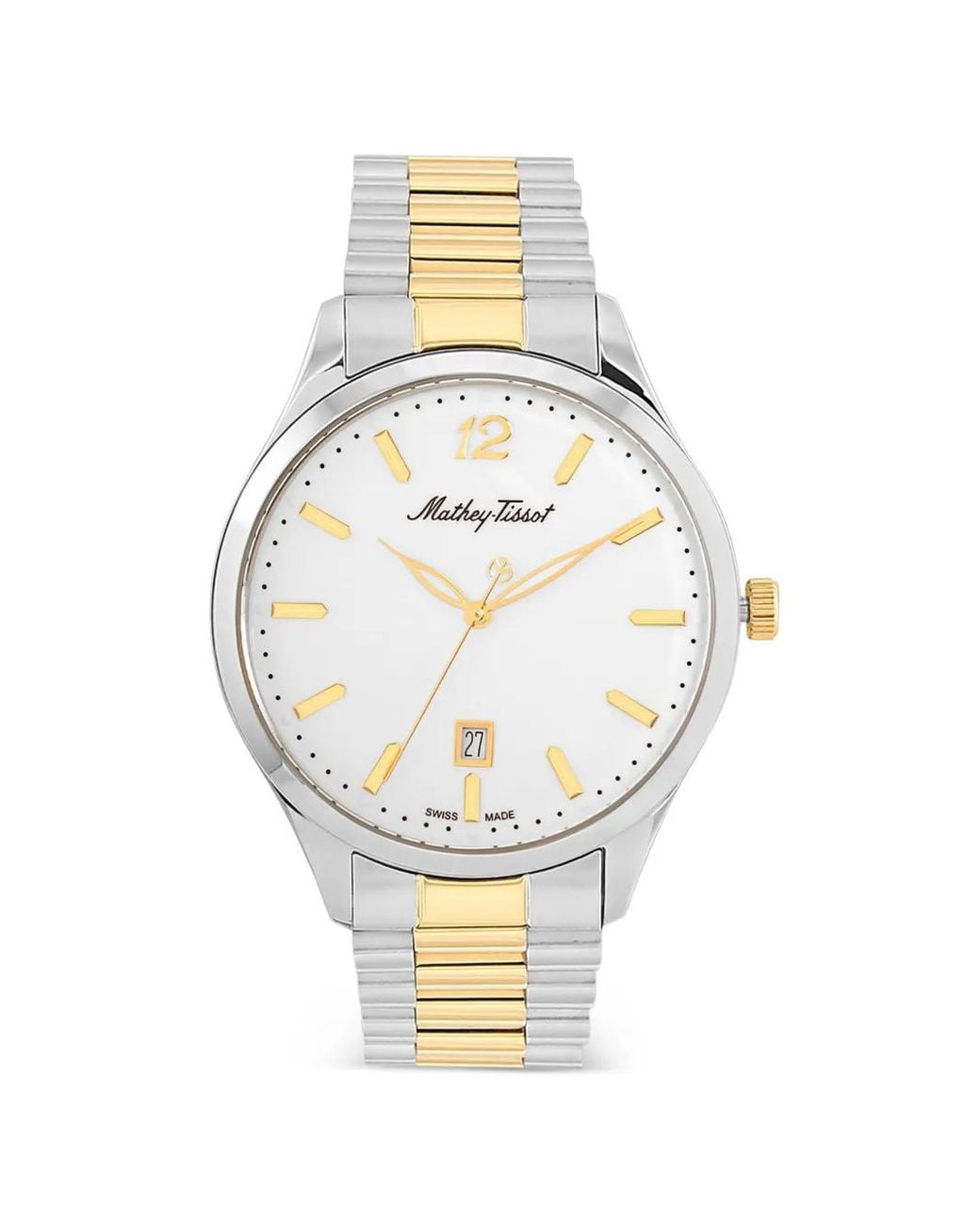 Mathey-Tissot Metallic Urban Metal 42Mm Watch