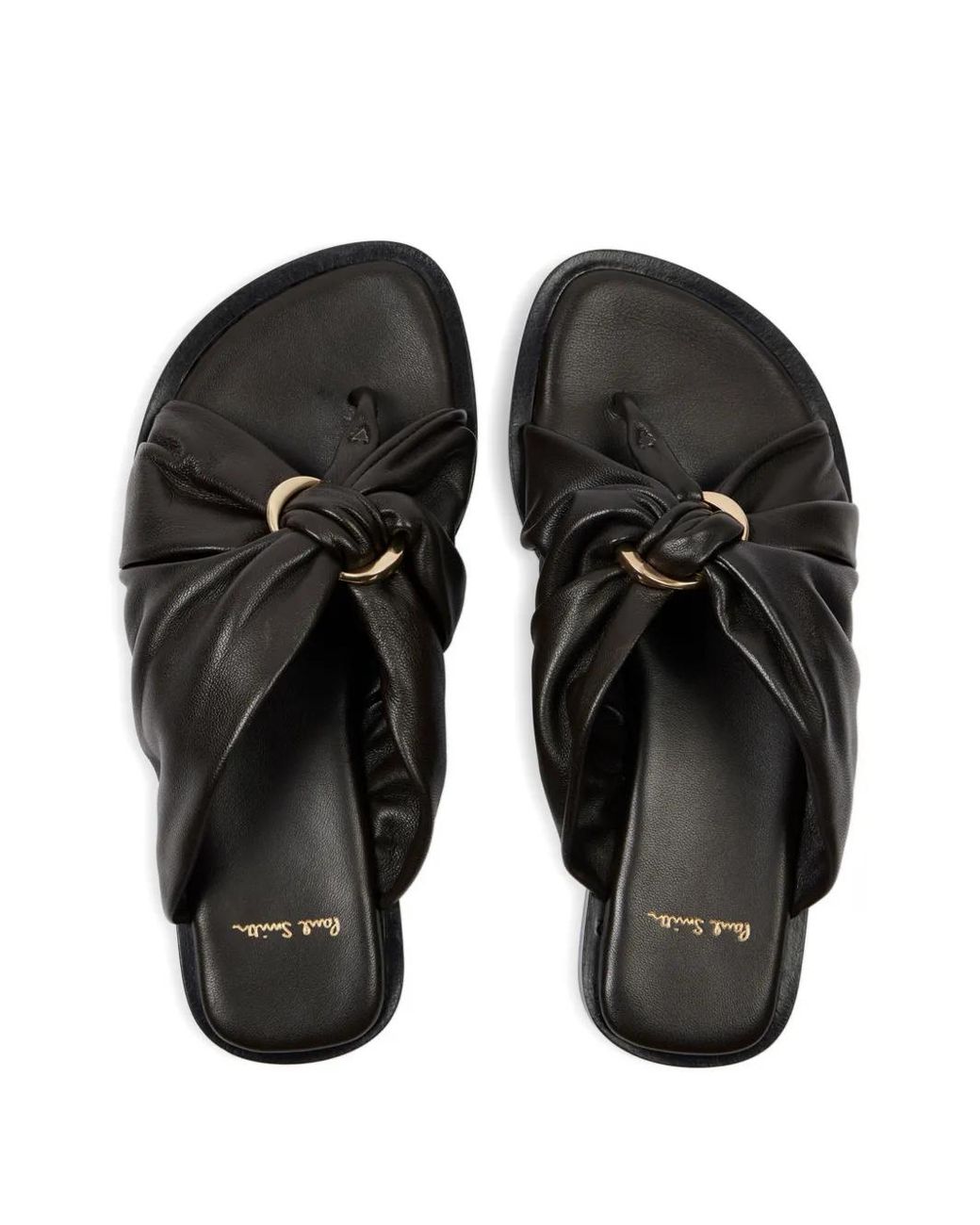 Paul Smith Black Sandales Lorrha En Cuir