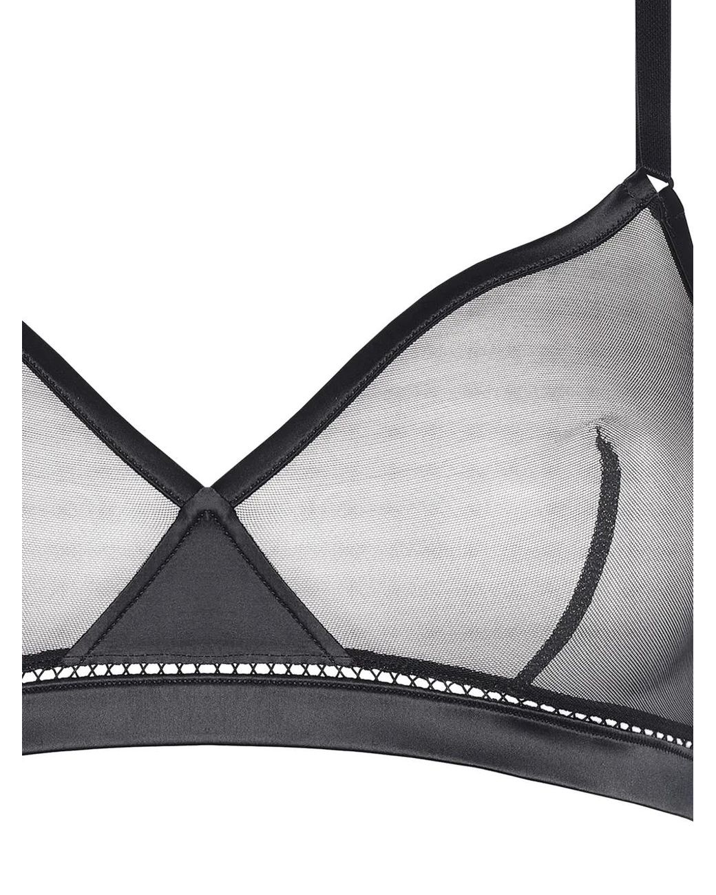 Eres Gray Diva Wireless Triangle Bra