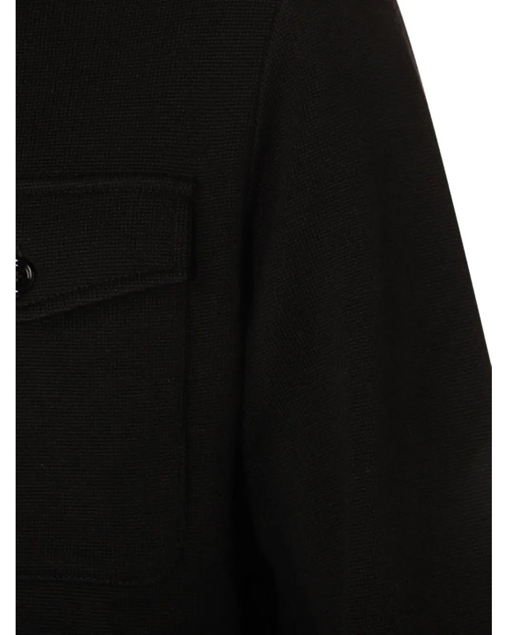 Lardini Black Breast-Pockets Wool Jacket for men