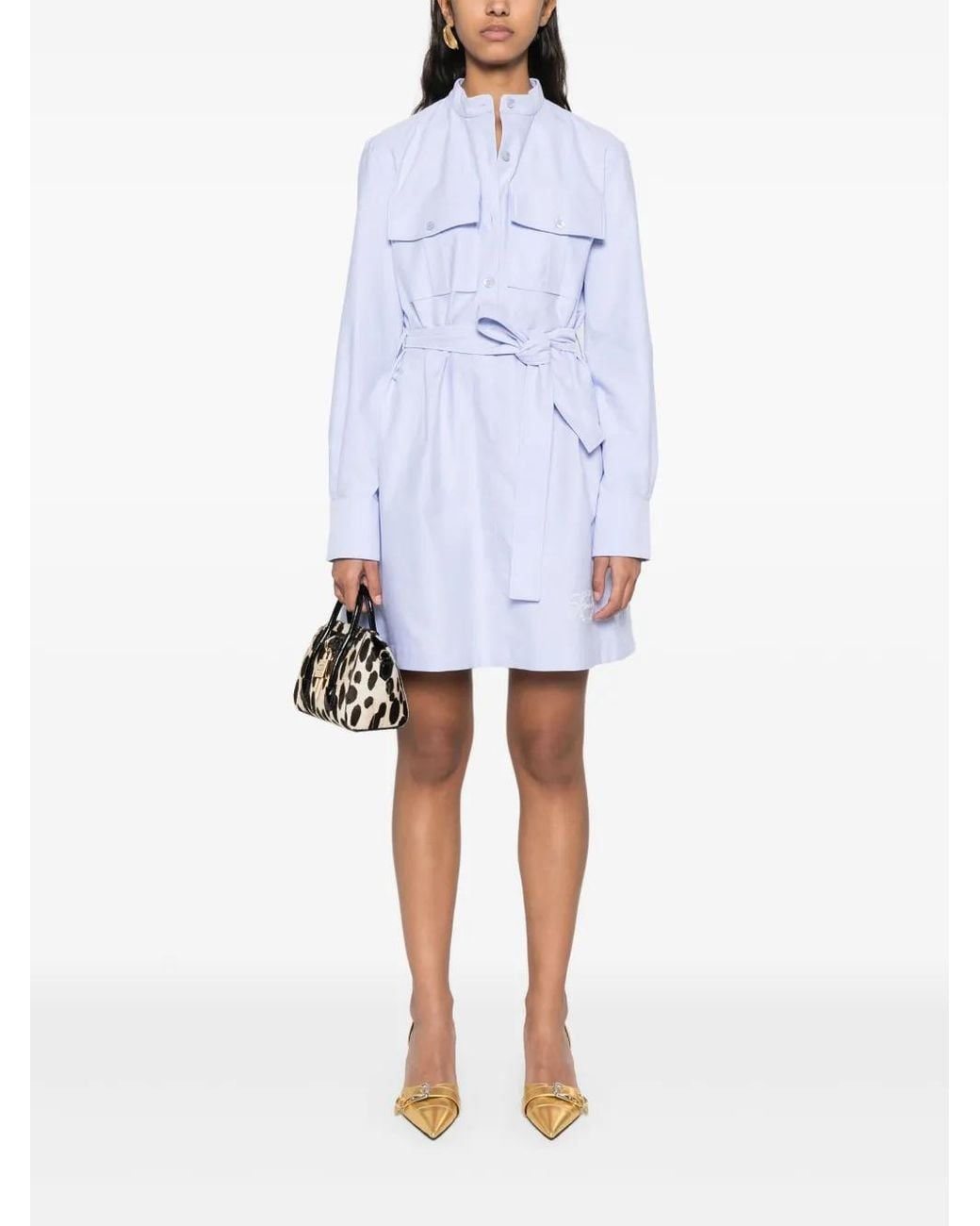 Givenchy White Embroidered Mini Dress