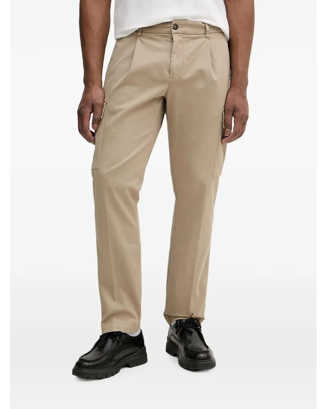 Aeronautica Militare Natural Straight-Leg Trousers for men