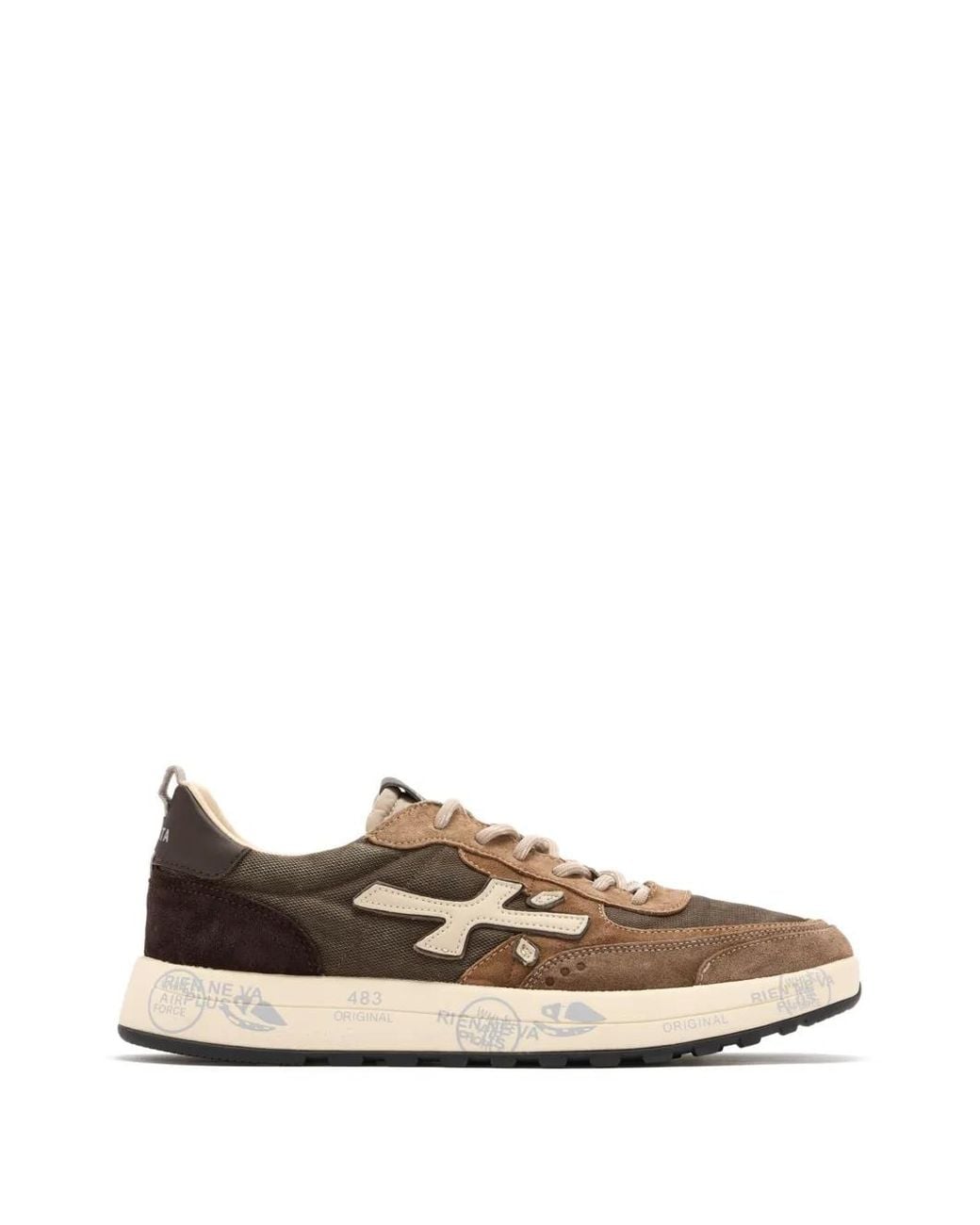 Premiata White Nous Sneakers for men