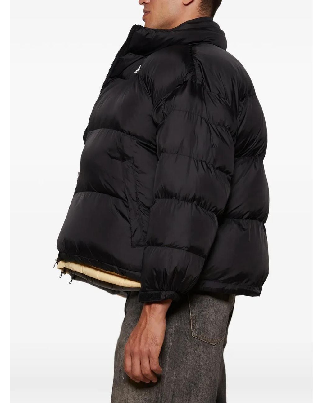 PRAYING Black Triple Puffer Jacket