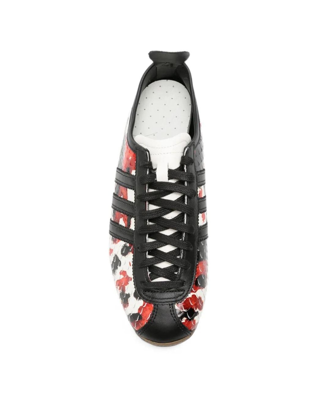 Adidas White Japan Faux-Python Sneakers
