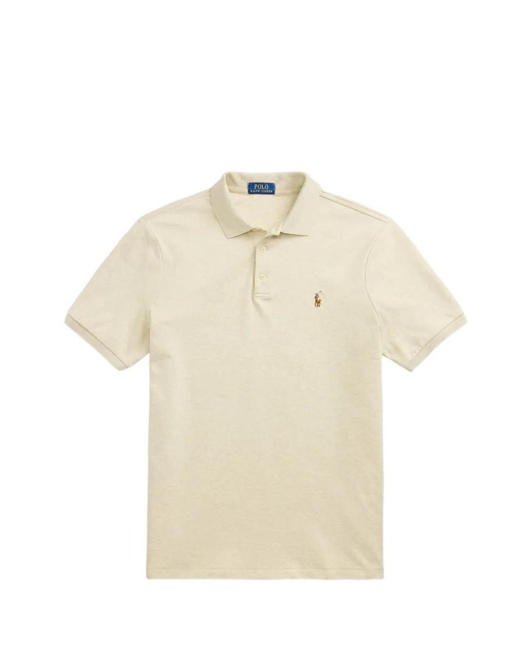 Polo Ralph Lauren Natural Logo-Embroidered Polo Shirt for men