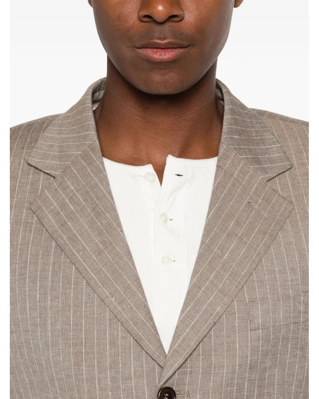 sunflower Gray Show Pinstripe Blazer for men