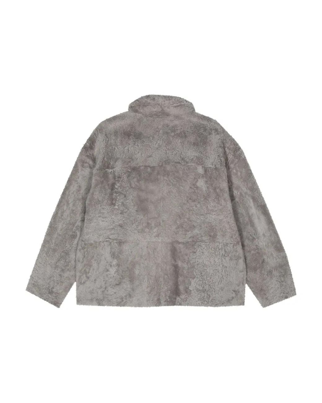 Desa Nineteenseventytwo Gray Reversible Shearling Jacket