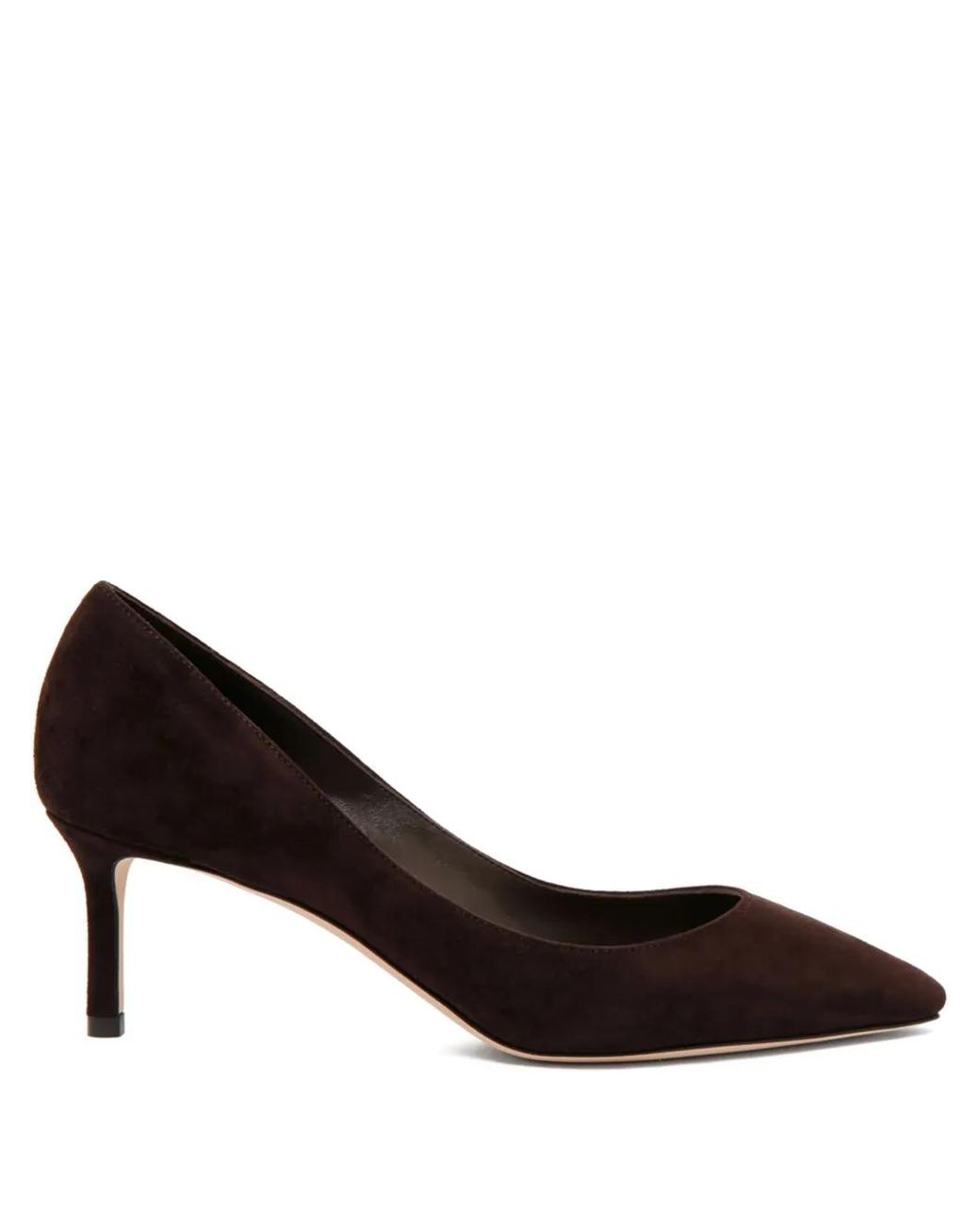 Jimmy Choo Brown 60Mm Pointed-Toe Suede Pumps
