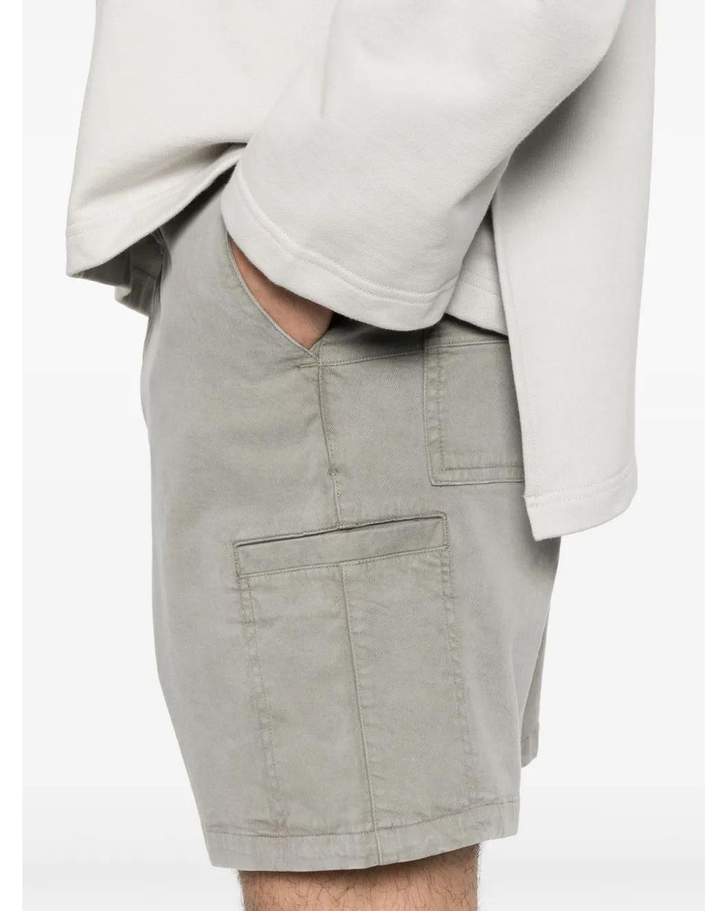 Represent Gray Seasonal Cargo Shorts for men