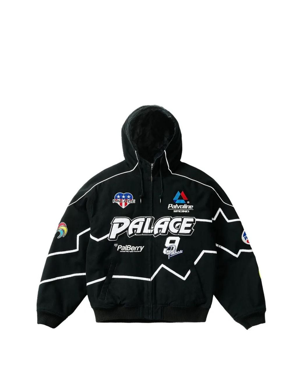 Palace Black Dascar Hooded Jacket for men