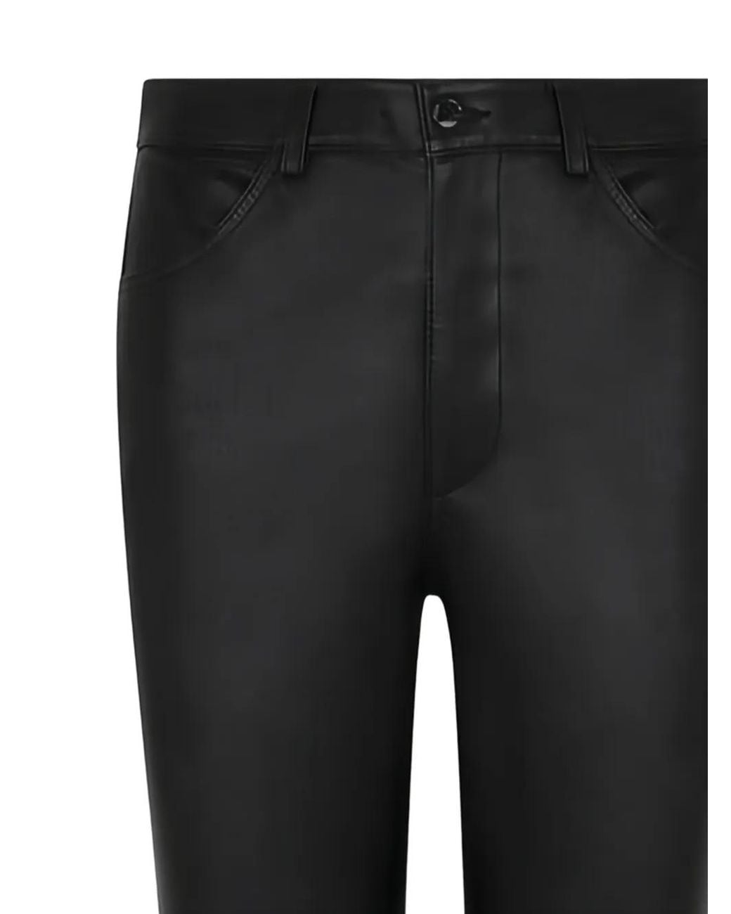 SPRWMN Black Button-Fastening Trousers