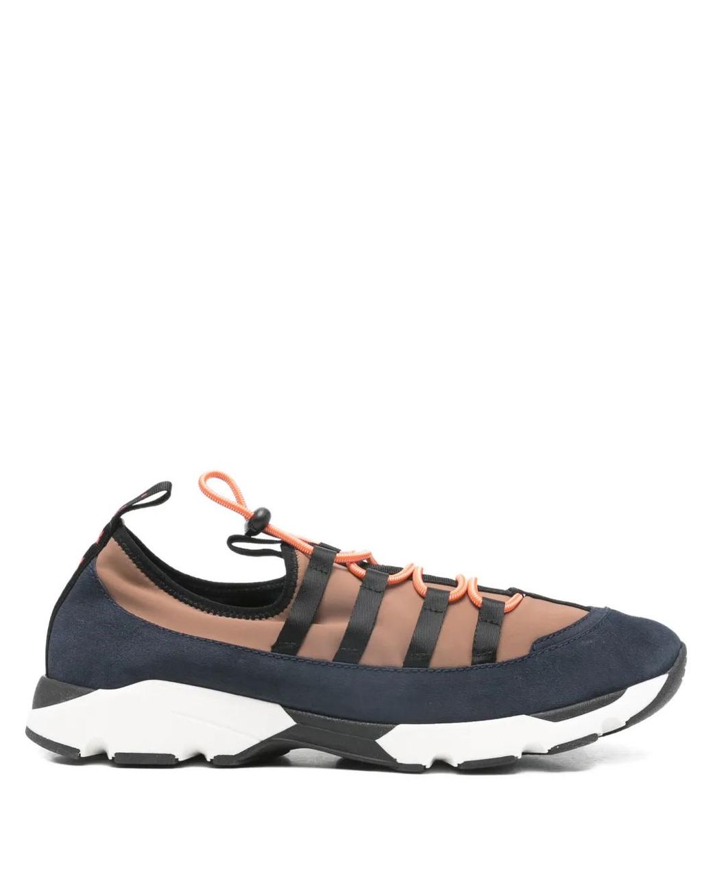 Marni Blue Lace-Up Sneakers for men