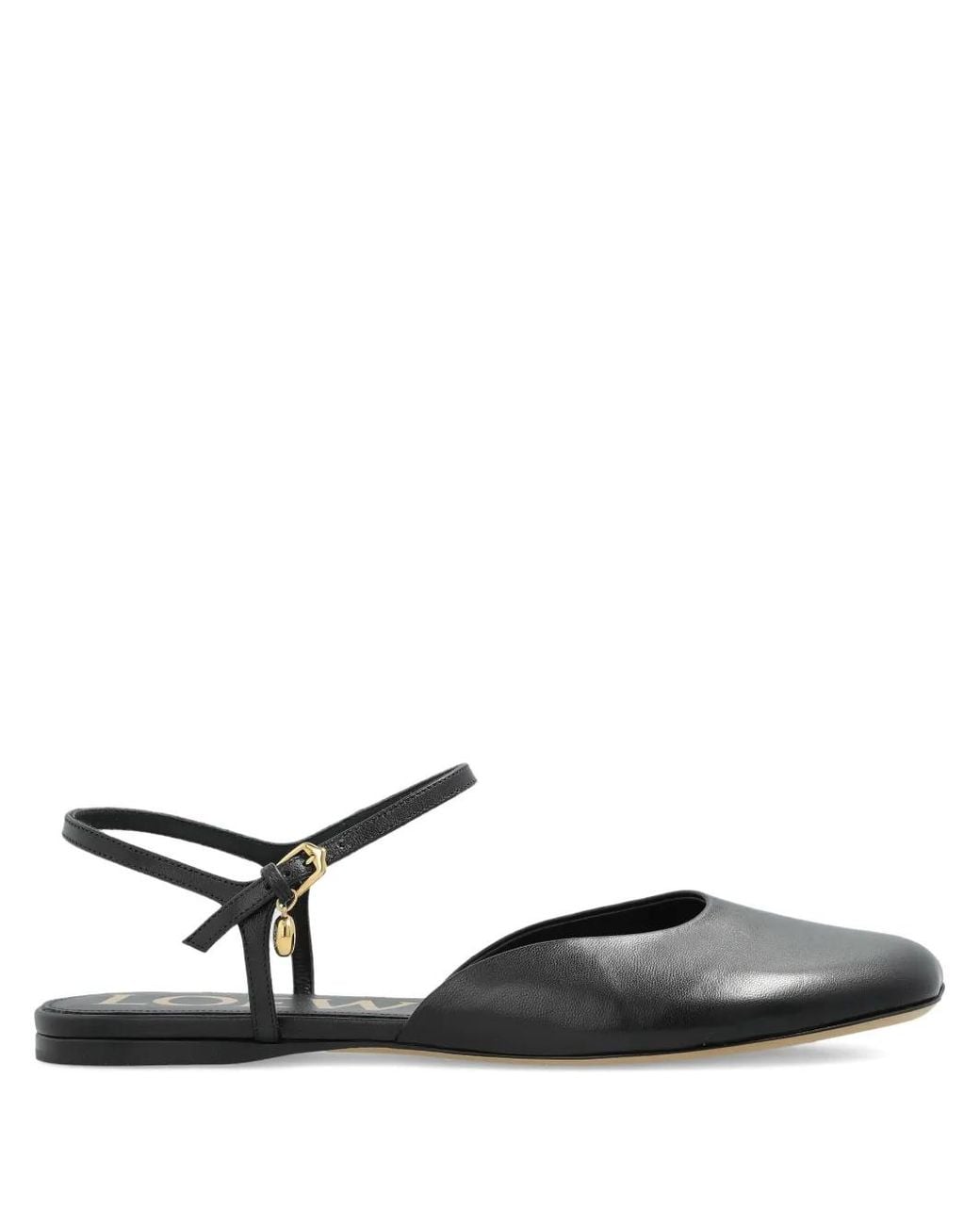 Loewe Black Sneakers Mit Knöchelriemen