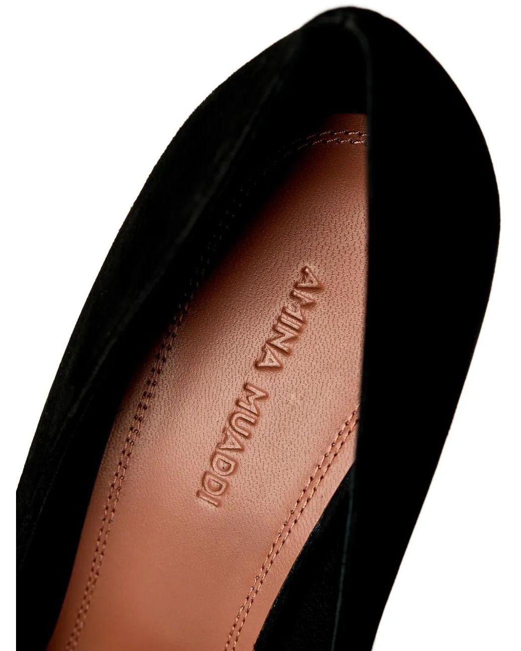 AMINA MUADDI Black Barbara Pointed Pumps