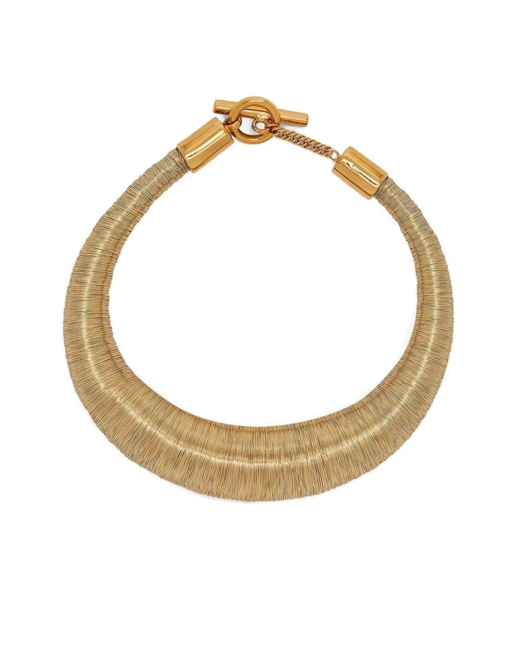 Jil Sander Metallic Sculpted Bracelet