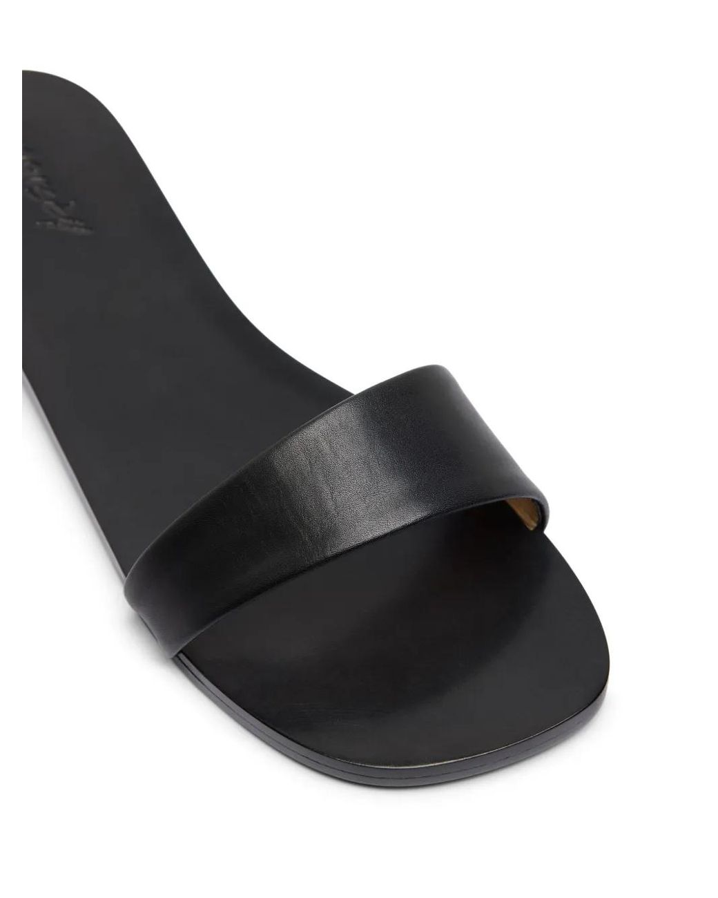 Marsèll Black Sottile Leather Sandals
