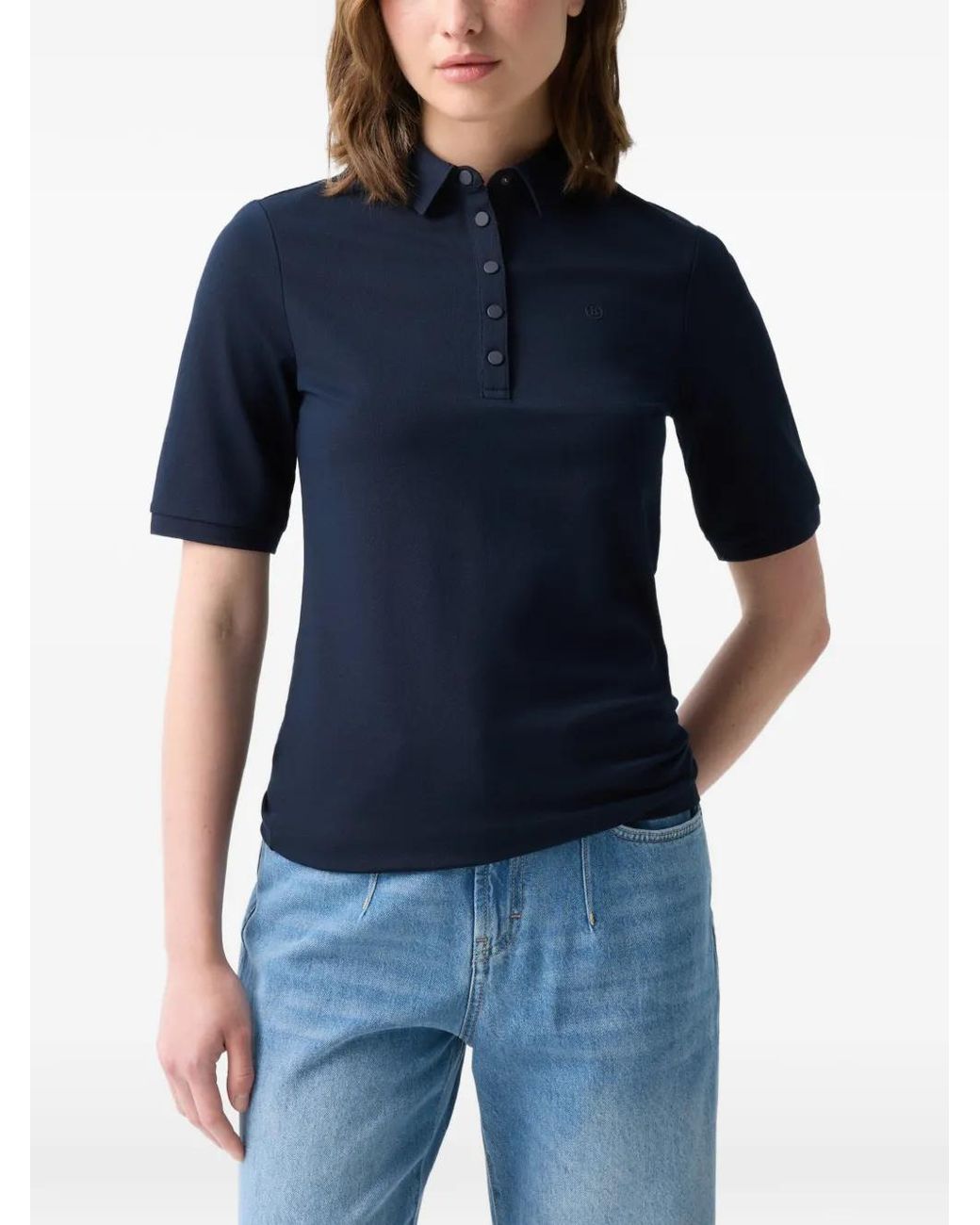 Bogner Blue Tammy Piqué Polo Shirt