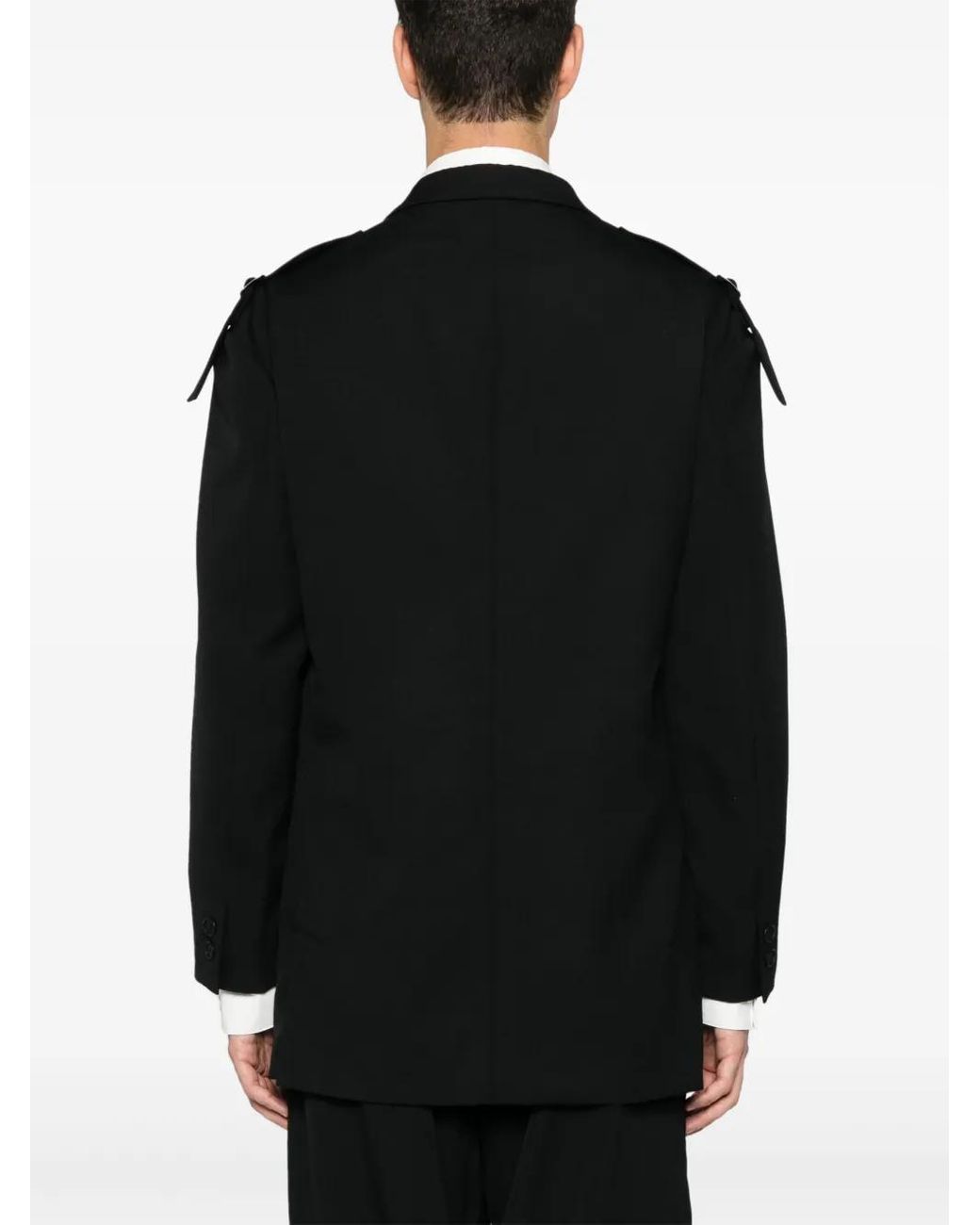 Yohji Yamamoto Black Wool Blazer for men