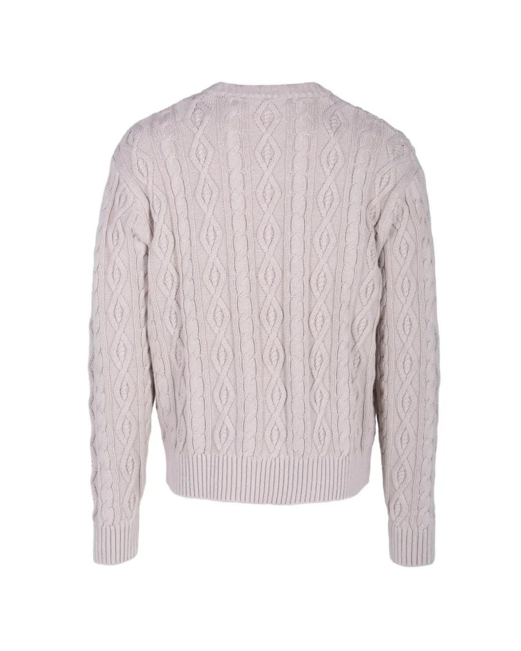 Alex Mill Pink Pull En Maille Torsadée for men