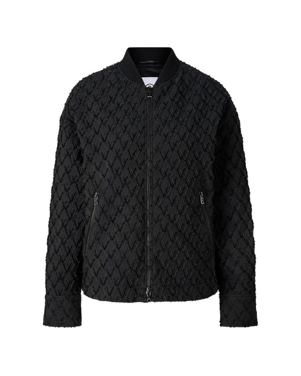 Bogner Black Janita Fil-Coupé Bomber Jacket