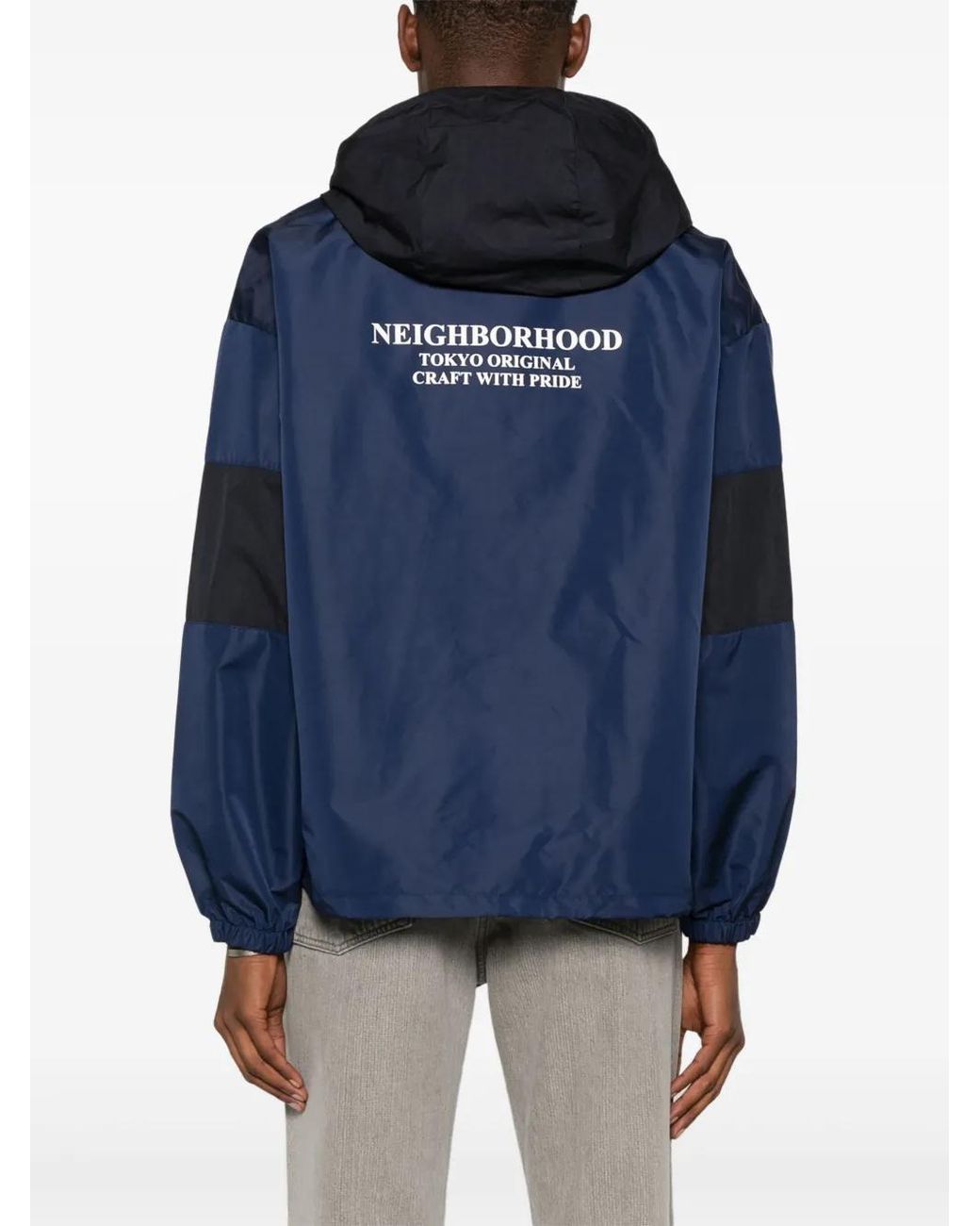 Veste À Patch Logo Neighborhood pour homme en coloris Blue