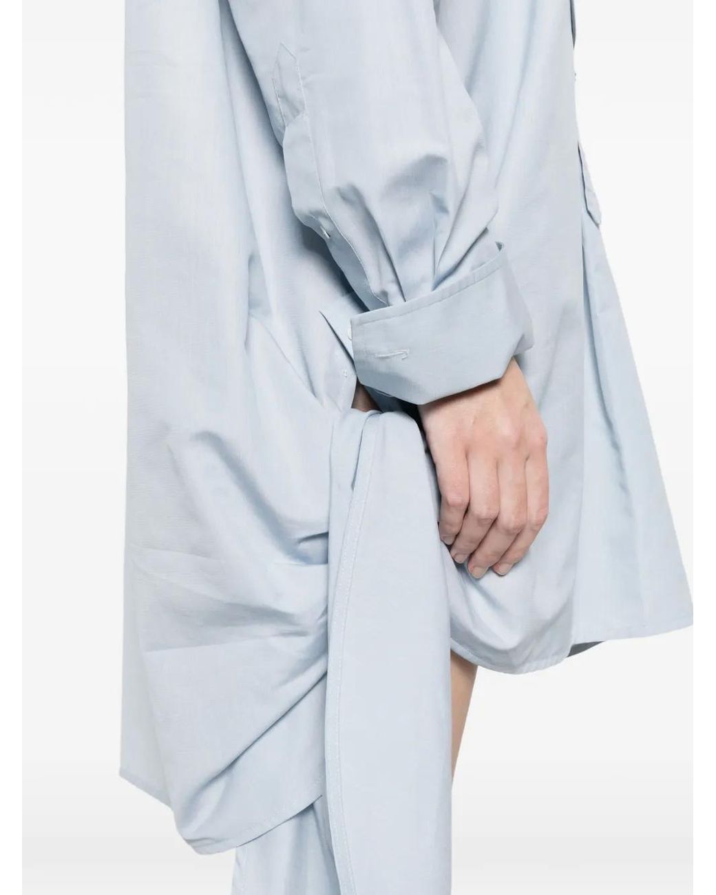 J.W. Anderson Blue Side Knot Mini Dress