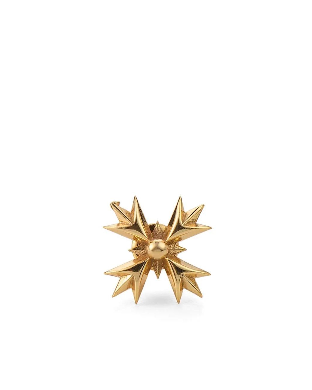 Emanuele Bicocchi Metallic Crest-Plated Earring