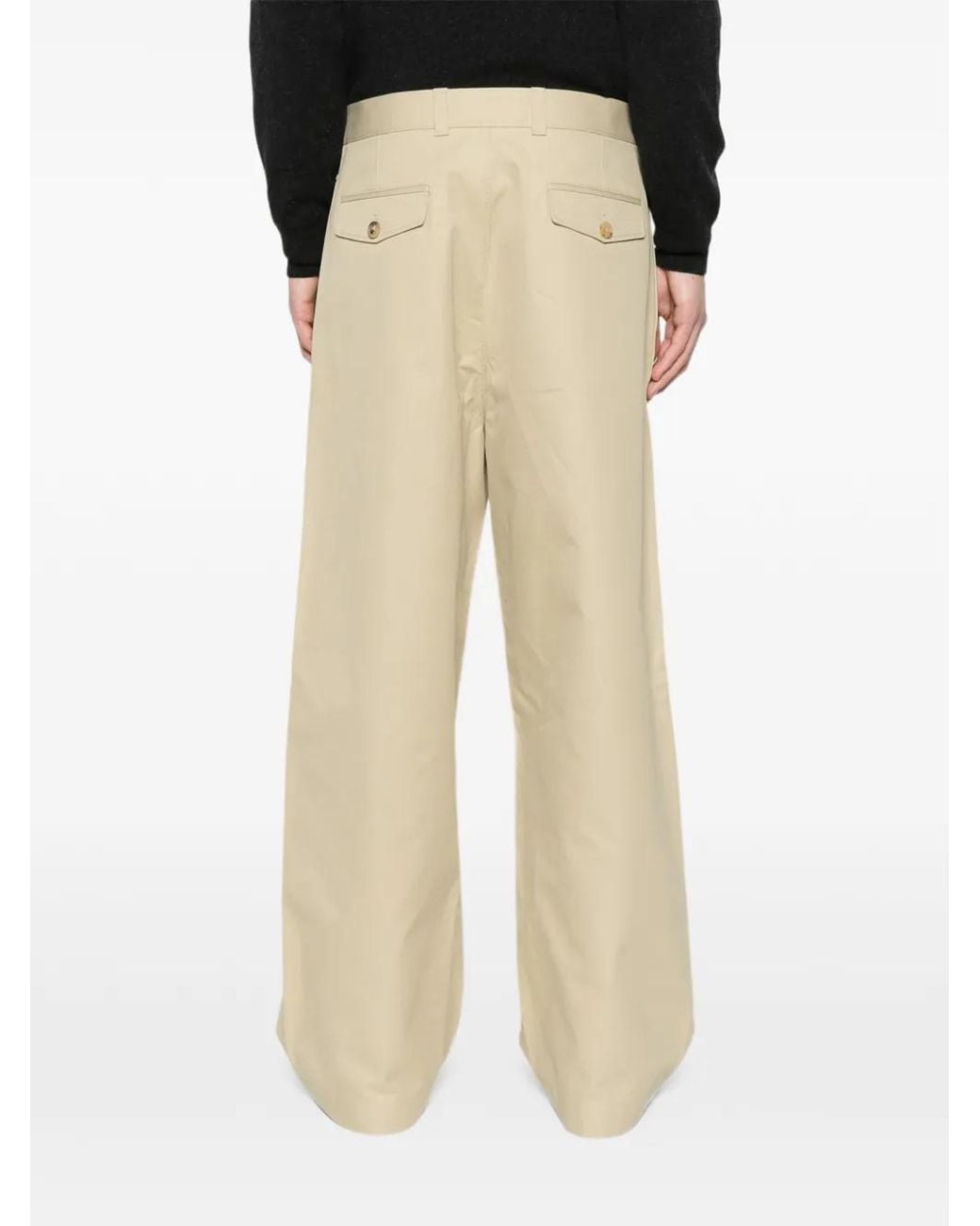 Loro Piana White Fuji Trousers for men