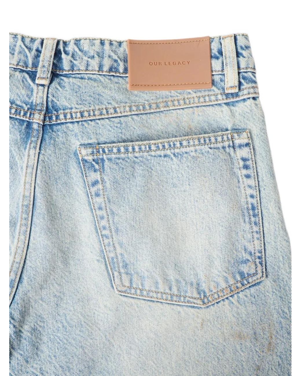 Our Legacy Blue Rover Cut Jeans