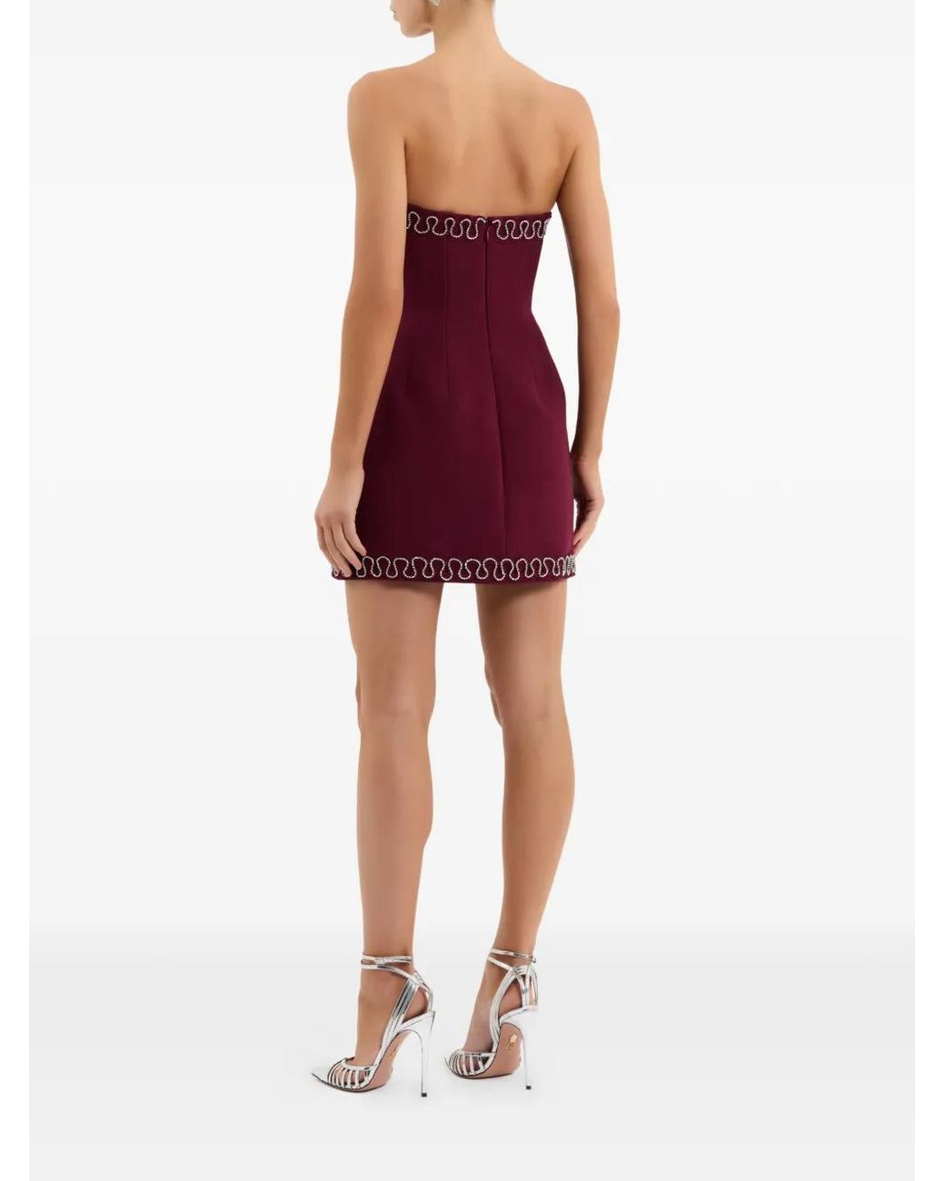 Rebecca Vallance Purple Cava Mini Dress