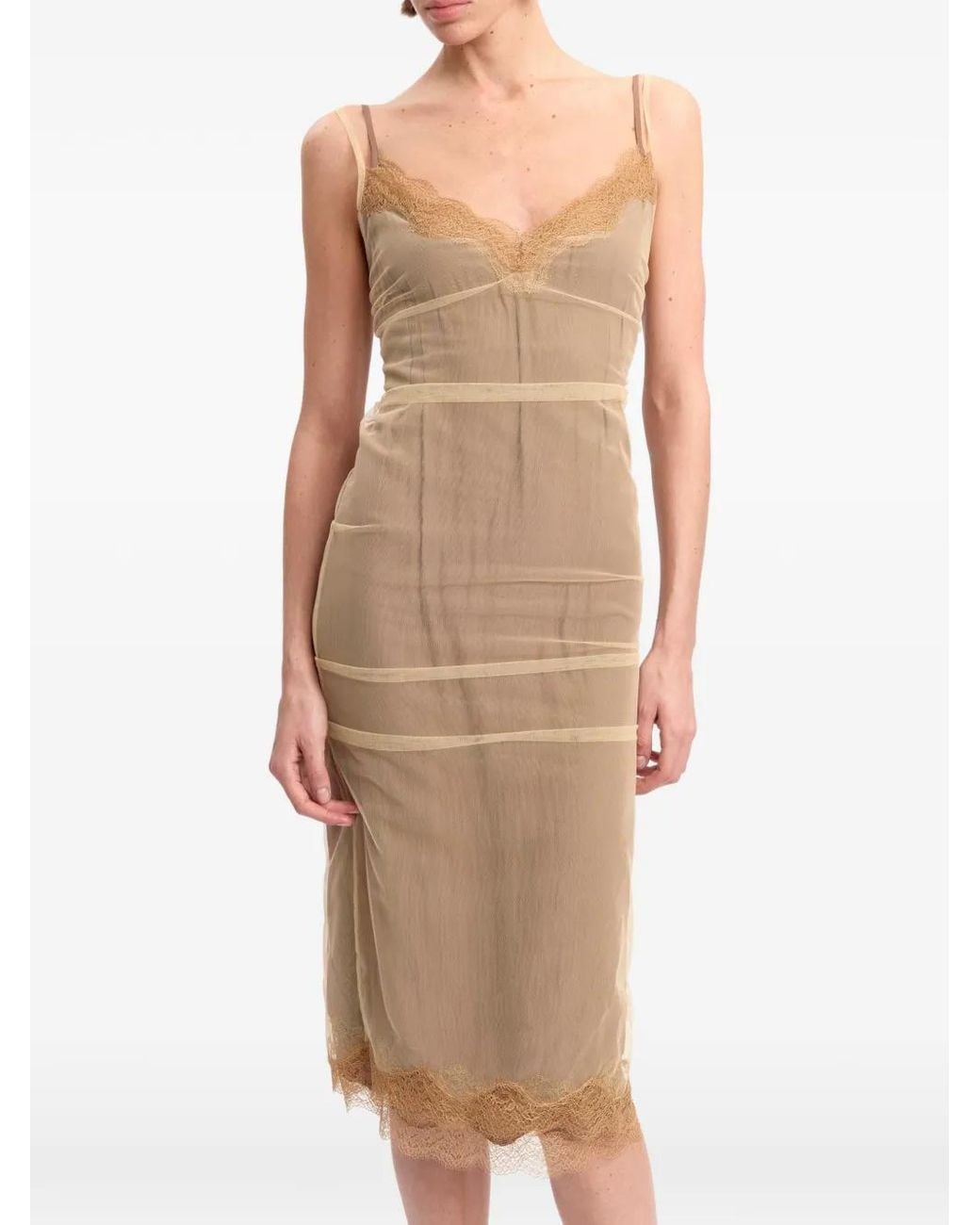 16Arlington White Andrea Midi Dress