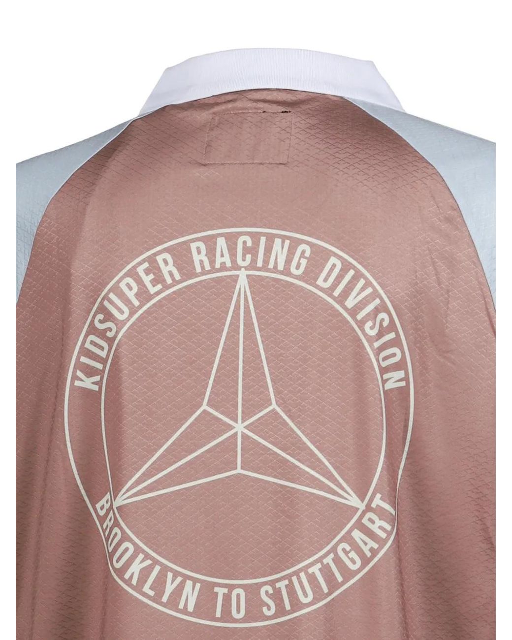 Kidsuper Pink Logo-Embroidered Raglan-Sleeve T-Shirt for men