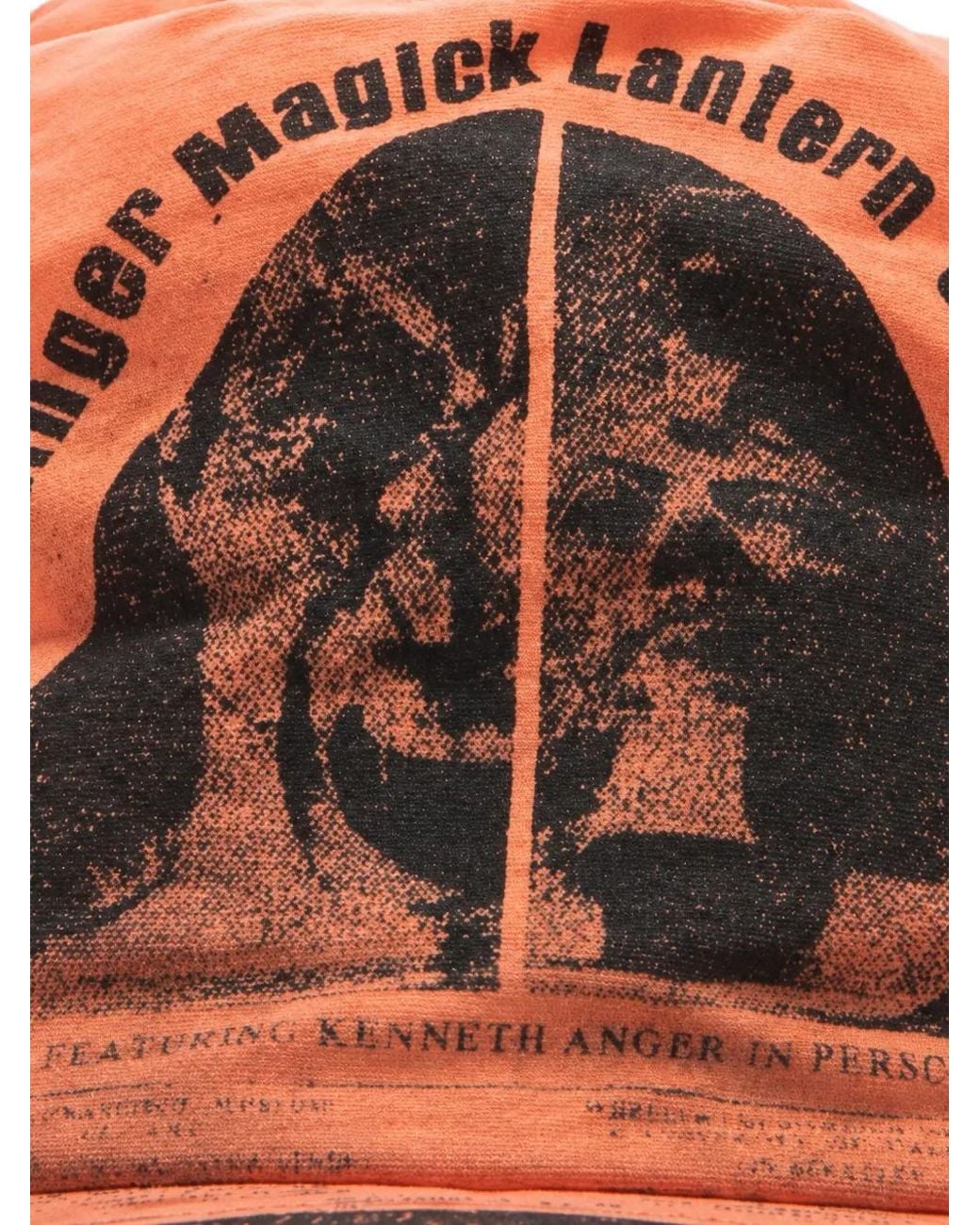 PALY Orange Mgk Lantern Printed Five-Panel Cap