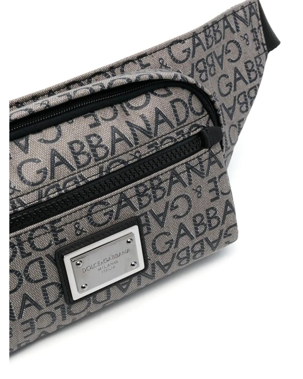 Dolce & Gabbana Gürteltasche Mit Logo-Print in Black für Herren