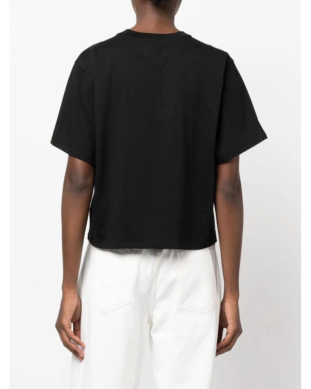 Loulou de Saison Black Telanto Cotton Tshirt