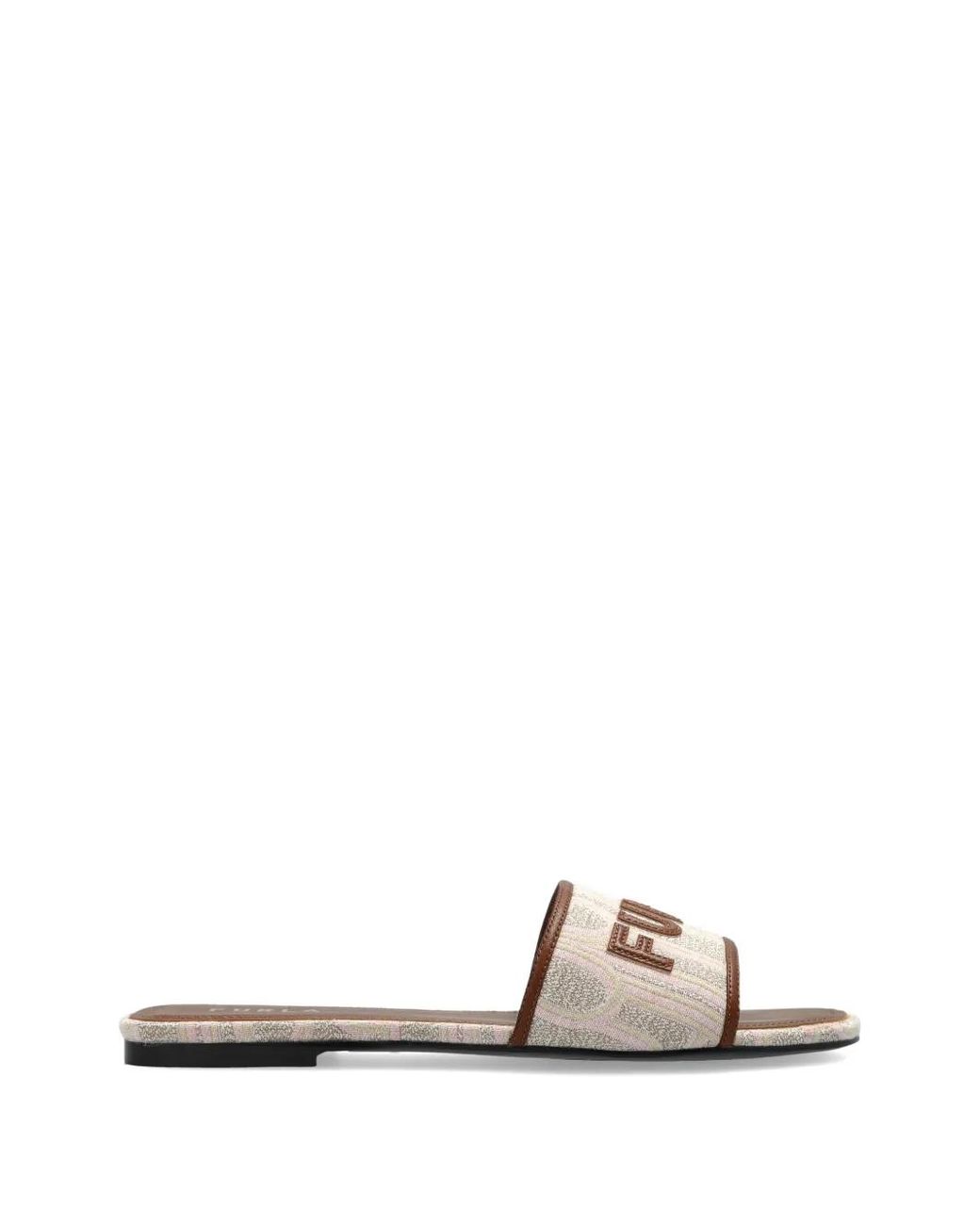 Furla White Logo Sliders