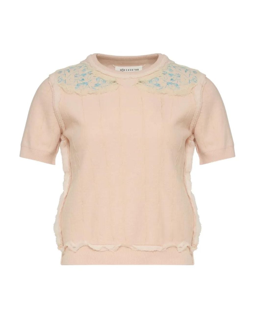 Maison Margiela Natural Short-Sleeve T-Shirt