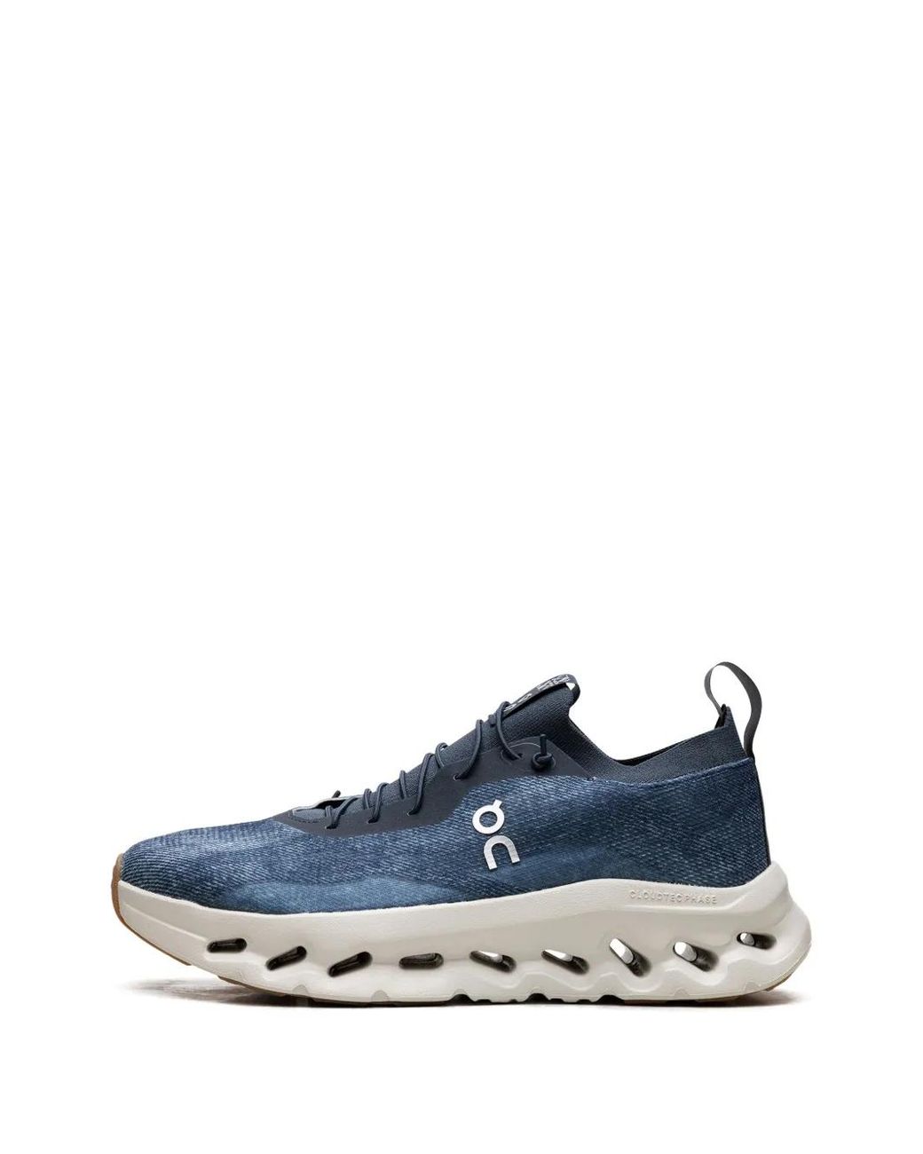 On Shoes Blue Cloudsolo Logo Detail Sneakers