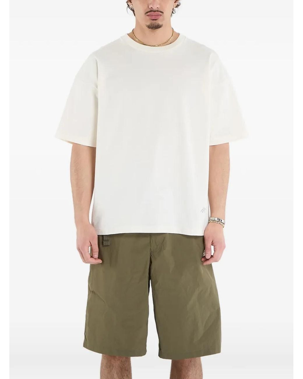 Asics White Track Club Heritage Relaxed T-Shirt