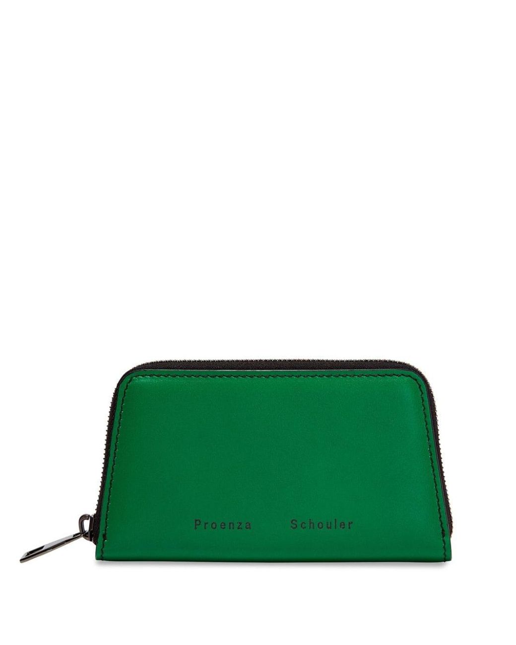 Proenza Schouler Trapeze Compact Leather Wallet in Green Lyst UK